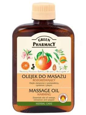 Aceite de masaje caliente (Canela, Pimienta negra y naranja) con base de aceite de almendras 200 ml. Sin parabenos ni colorantes