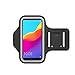 Produktbild Huawei Y7 Prime (2018) (5.99 Zoll) Armband hülle Universal Sportarmband Brassard laufen Sportarmband Running armband Hülle Tasche Schlüsselhalter Wasserdicht Sweat Proof Schlüsselhalter Joggen, Radfahren, KlettereiFitnesstraining, Training, bei Reisen, Lesen, Kochen, Putzen, Gartenarbeit, Angeln oder in der Hausarbeit usw Handys Armtasche für Huawei Y7 Prime (2018)5.99Zoll (Schwarz)