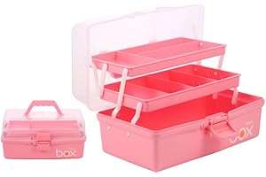 EeAaSsTy cajas de costura, herramientas de artesanía, cajas de medicina, cajas de almacenamiento de accesorios para el cabello. Caja de almacenaje Lego para manualidades y materiales de clasificación