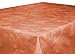 Produktbild Tischdecke abwaschbar 160 cm rund terrakotta meliert , sogar Ketchup lässt sich mühelos mit einem feuchten Tuch abwaschen! Schmutz- und Wasserabweisend - Größe, Farbe & Form wählbar (Rund Eckig Oval)