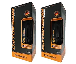 Continental GatorSkin DuraSkin Clincher Bike Tires, 2-Count