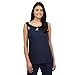 Lounge & Sleep Womens Navy Dragonfly Print Yoke Pyjama Vest Top 12