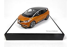 OPO 10 - Coche 1:43 Compatible con Renault Scenic Amarillo y Negro (REN19)