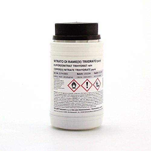 Nitrat von Kupfer (II) triidrato Puro (CU (No3) 2 · 3h2o) – Zeus – 100 g