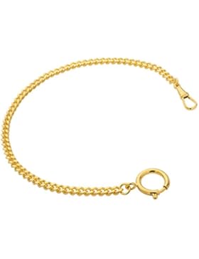 Cadenis Kette für Taschenuhr Flachpanzerkette 5 mm / 30 cm mit edler Oberflächenbeschichtung