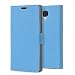 Produktbild OnePlus 3 Hülle - L2W Luxus schlanker PU-lederner Schlag-schützender magnetischer Mappen-Abdeckungs-Hülle für OnePlus 3 mit Karten-Schlitz und Standplatz-Eigenschaft (5.5inch) - Blau