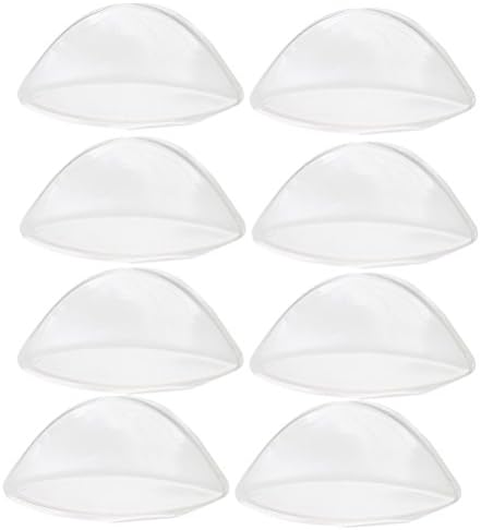 ofoen Arch Support Foot Gel Pad, 4 Pairs Adhesive Arch Support Gel Insoles Pads For Flat Feet Rigid Steps Transparent