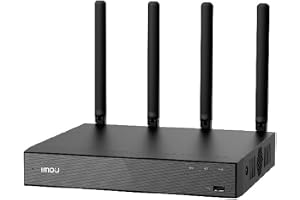 NVR IP Wi-Fi 18 kanaler 4K Dual Band Wi-Fi 6 (2,4/5 GHz) H.265 ONVIF – Imou NVR-N118W-8A0E-P