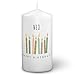 Produktbild Kerze mit Namen Neo - Fotokerze mit Design Happy Birthday - romantische Wachskerze, Taufkerze, Hochzeitskerze, Stumpenkerze