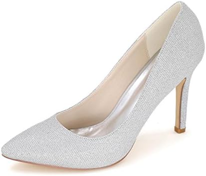 Women Wedding Shoes / Pointed Silk Wedding Night Party &amp; High Heels / Multi-Color Large Yards , white , 41