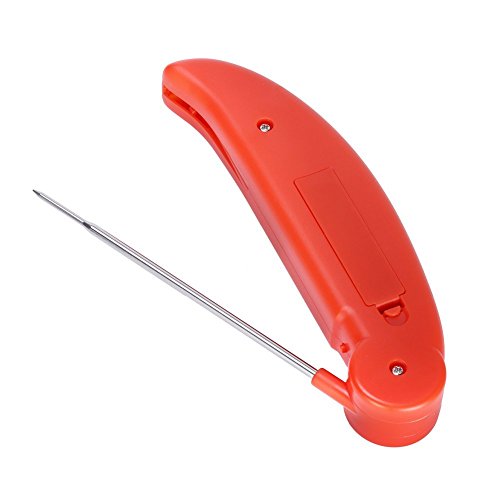 Digital Thermometer – TOOGOO(R) Digital Kueche Thermometer Temperaturmessgeraet Probe Tester mit LCD-Display Lebensmittel Essen und Trinken Getraenke Steak Grill Fleisch – Rot - 8
