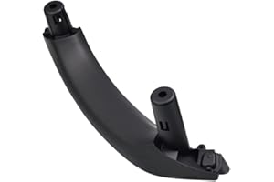 Hacreyatu Maniglia Interna Porta per BMW X3 F25 X4 F26 2010-2016 (Sinistra- Inner Trim, Nero)
