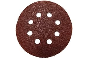 Lepik - Discos de lija con gancho y bucle (125 mm de diámetro), Marrón