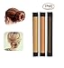 Produktbild Hot Buns Hair Bun Maker Dutt Shapers Donut Haar Styling DIY Curler Roller Frisur Tools Französische Twist Donuts Haar Zubehör Modern Magic Frauen Mädchen Haar Krone Clip 3 Stück