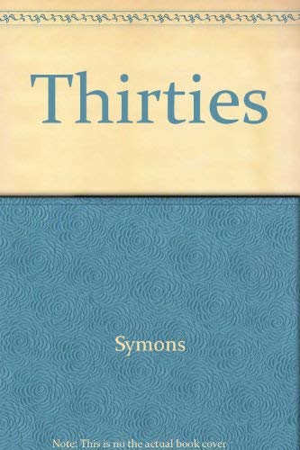 Thirties livre