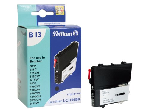 Pelikan Druckerpatrone B13 ersetzt Brother LC1100BK, Schwarz