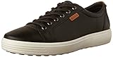 Absatzform: Flach Ecco Herren SOFT7M Low-Top, Schwarz (1001BLACK), 43 EU