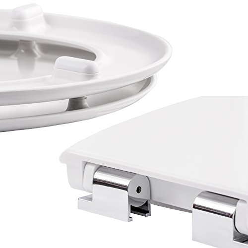 TecTake Toilettendeckel mit Absenkautomatik WC Brille Klobrille Seestern - 5