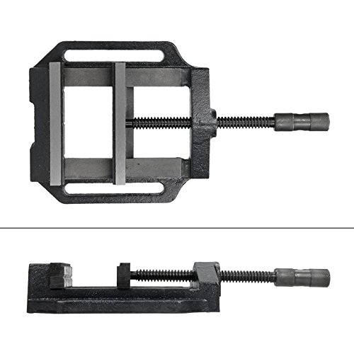 ECD Germany Maschinenschraubstock 150mm Tischbohrmaschine Schraubstock Werkbank - 2