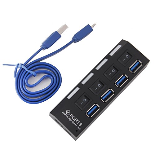 Generic USB 3.0 Splitter Hub 4 Ports 5Gbps mit Switch - 2