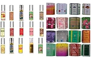 MY PERFUMES 6 (Six) Al-Rehab 6ml Perfume Oils Best Sellers Set # 2: Balkis, Bakhour, Sabaya, Lovely, Sultan Al Oud and Jasmin