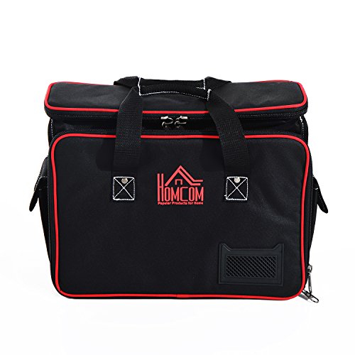 Homcom® Werkzeugtasche Werkzeugkoffer Wergzeug Tasche mit Schultergurt - 2