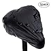 Produktbild 3pcs Sattelbezug Wasserdicht elastische Fahrradsattel Schutzhülle für Rennrad, Mountainbike, Damenrad, E-Bike -Schwarz