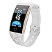 Produktbild kingko 0.96 Zoll TFT bunter Bildschirm,IP67 wasserdicht,T20 Color Screen Bluetooth Smart Watch Heart Rate Monitor Smart Band,Herrenuhr - Damenuhr I Schlicht, elegant und sportlich (weiß)