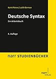 Image de Deutsche Syntax. Ein Arbeitsbuch (Narr Studienbücher)