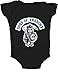 Sons Of Anarchy Soa Reaper Insignia Black Baby Infant Creeper Romper Onesie (Small 6-12Months)