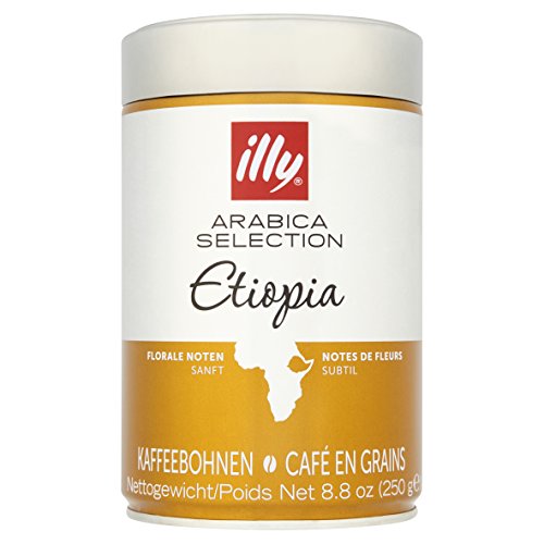 Illy Espresso Bohnen 6 x 250 g ganze Monoarabica Äthiopien - 7096