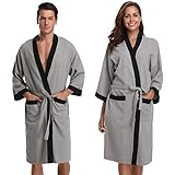 Damenmantel aus 60% Baumwolle und 40% polyester, super weich, geringes Gewicht und sehr angenehm robe auf der Haut