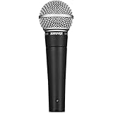 Shure SM58-LCE Microfono professionale dinamico e cardioide (+ astuccio e supporto inclusi)