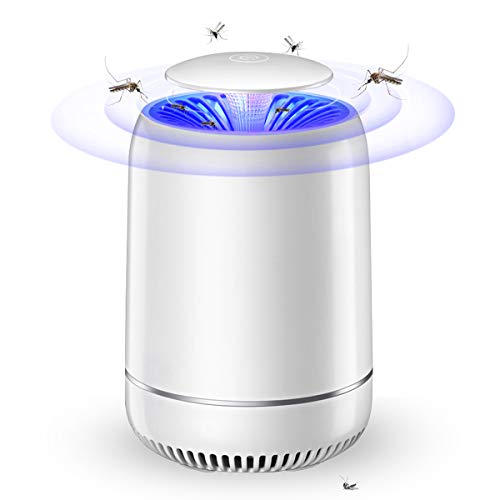 Preisvergleich Produktbild FOCHEA Insektenvernichter, Elektrischer Insektenvernichter UV LED Moskito Killer Lampe Insektenlampe Mückenfalle Insektenfalle gegen Mücken, Fliegen, Moskitos für Innen Schlafzimmer Gärten (Weiß)