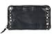 Produktbild Bull & Hunt Zipwallet Rivet black im shabby- look schwarz echt Leder