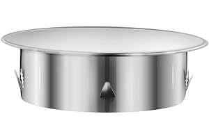 CARPANGO Chimney Hole Cover, Stainless Steel Stove Pipe Cover, Chimney Cap For Pipes, Fireproof Stainless Steel Oven Pipe Cover