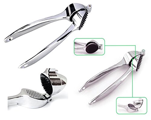 Hochwertige Knoblauch-Presse 18,5 cm Knoblauchpresse STAR-LINE® Super Praktischer Küchenhelfer - Langer Verwendungsdauer - Leicht zu Reinigen Knoblauchschneider Ingwerpresse
