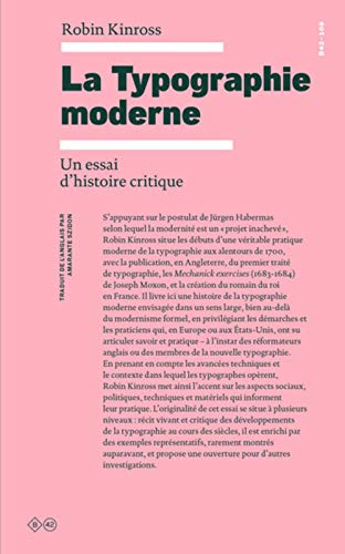 Télécharger La Typographie moderne: Un essai d'histoire critique Livre PDF Gratuit