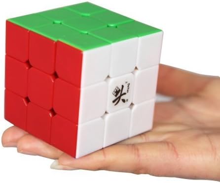 6 colors Assembled DaYan 5 Zhanchi three-dimensional puzzle 3 x 3 x 3 cube speed 55mm (japan import)