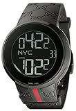 Gucci Herren-Armbanduhr XL Digital Kautschuk YA114207
