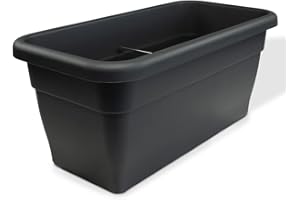MEPLA XXL pour bac à fleurs et soucoupe assorties disponibles Trog 80x39 cm anthracite