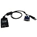 Produktbild Tripp Lite B055-001-UDV DVI USB Server Schnittstelleneinheit mit Virtual Media und CAC-Unterstützung für B064 KVM-Switches 0 Schwarz