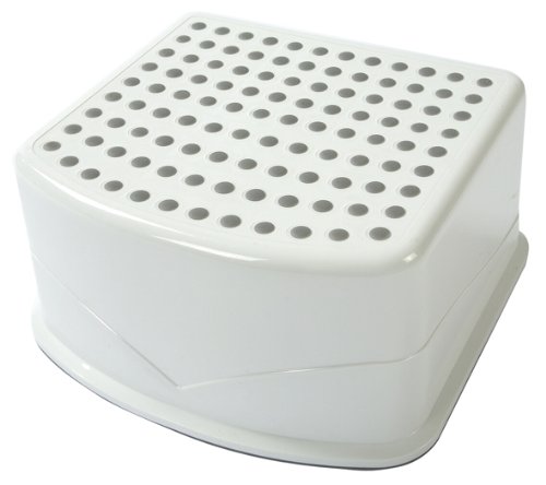 Tippitoes Step Up Stool (White/Grey)