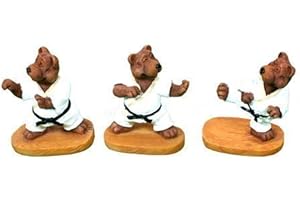 Playwell Martial Arts Mini Three Bear Karate Figure Set