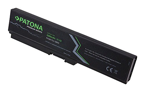 PATONA Premium Laptop Akku für Toshiba Toshiba | Satellite L700 | L730 | L75018R | L750-18R | L7501DJ | L750-1DJ | L75514P | L755-14P | L755D | L770 – [ Li-ion; 5200mAh;schwarz] - 2