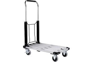 Kinzo Carrello a Piattaforma – Carrello – Pieghevole – 150 kg di capacità
