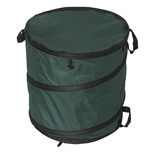 Ciojio Portable pop-up Garden Trash bag 25 Gallon pieghevole riutilizzabile giardinaggio Lawn Leaf Bags