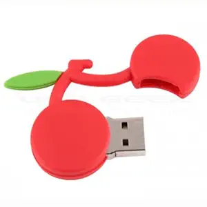 Microware 16GB Cherry Shape USB 2.0 Flash Drive (Red)