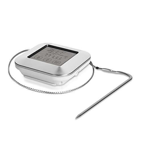 kwmobile Digitales Fleisch Thermometer Touchscreen – Küche Ofen Grill Zeitmesser Temperatur Anzeige Braten Kochen Timer BBQ Grillen - 5