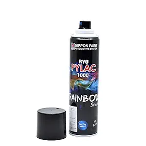 Nippon Paint Multipurpose Spray Paint Can, 300ml, Glossy Finish, Black